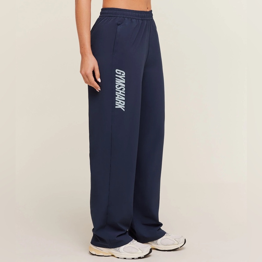 Gymshark Woven Track Straight Leg Pant -
Heavy Blue